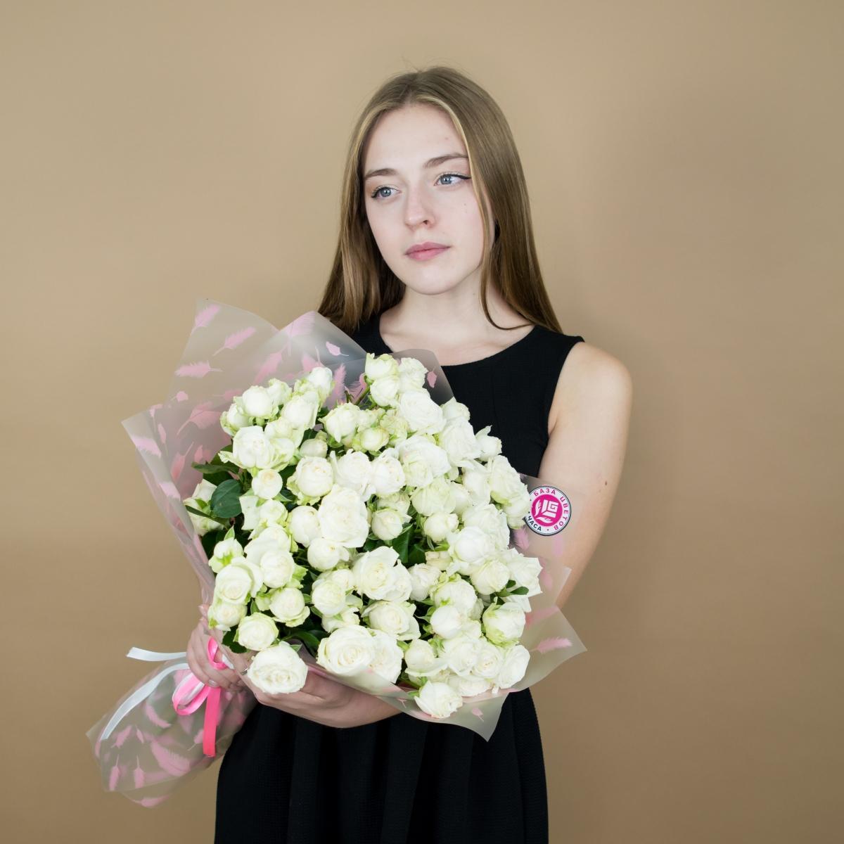 Розы кустовые белые [артикул  264omsk]