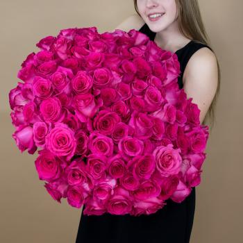 Букет из розовых роз 75 шт. (40 см) [артикул  5929om]
