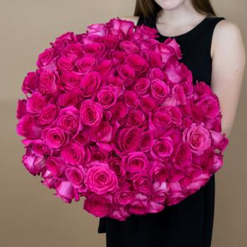 Моно-букет из розовых роз 40 см (Эквадор)